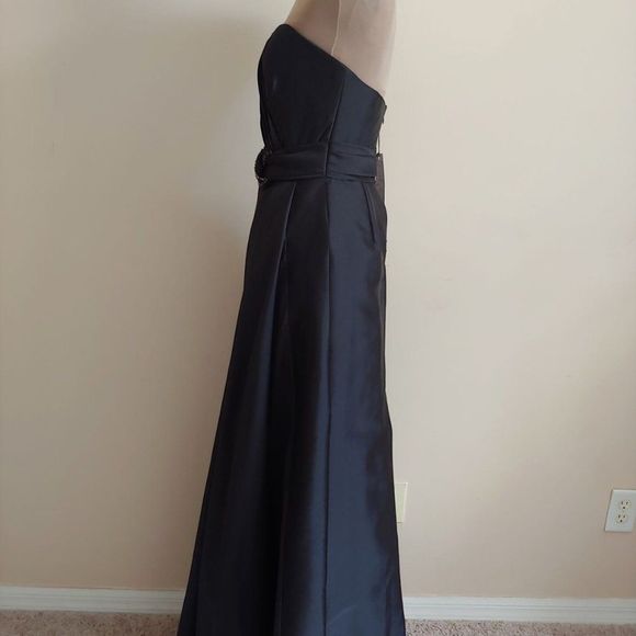 Black Liancarlo original evening gown style# 3145 - Picture 2 of 6